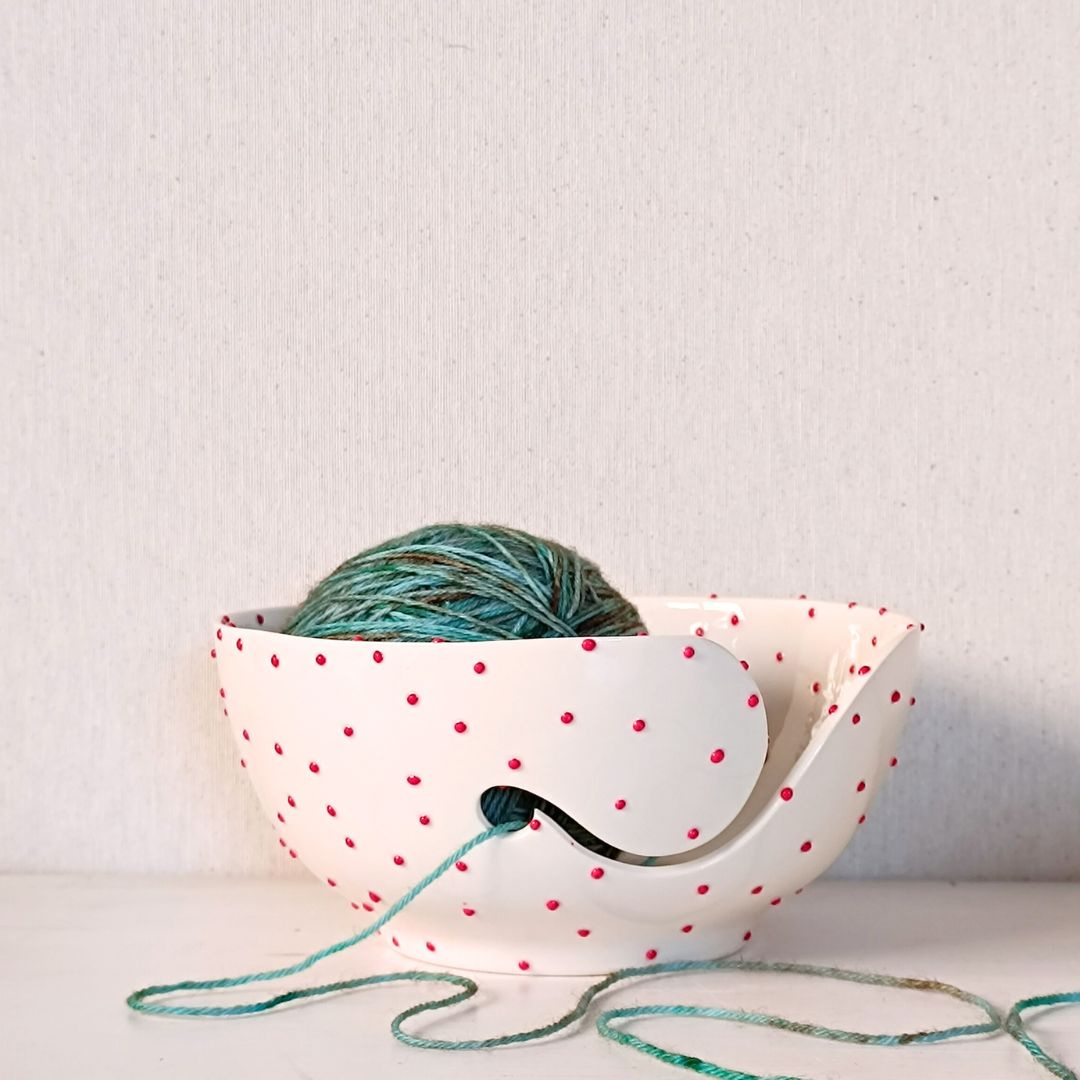 Garnskål fra “dots” kollektionen - Billede 5