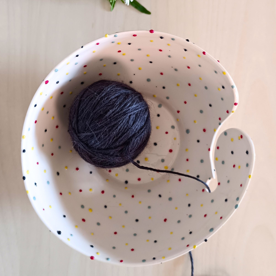 Garnskål fra “dots” kollektionen - Billede 3