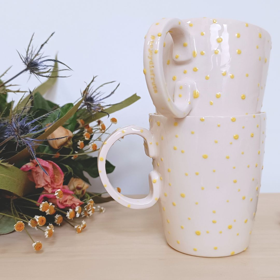 Kop eller Krus med hank fra “dots” kollektionen - Billede 4