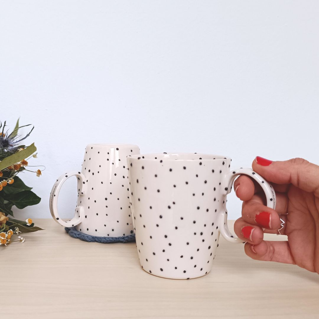 Kop eller Krus med hank fra “dots” kollektionen - Billede 7