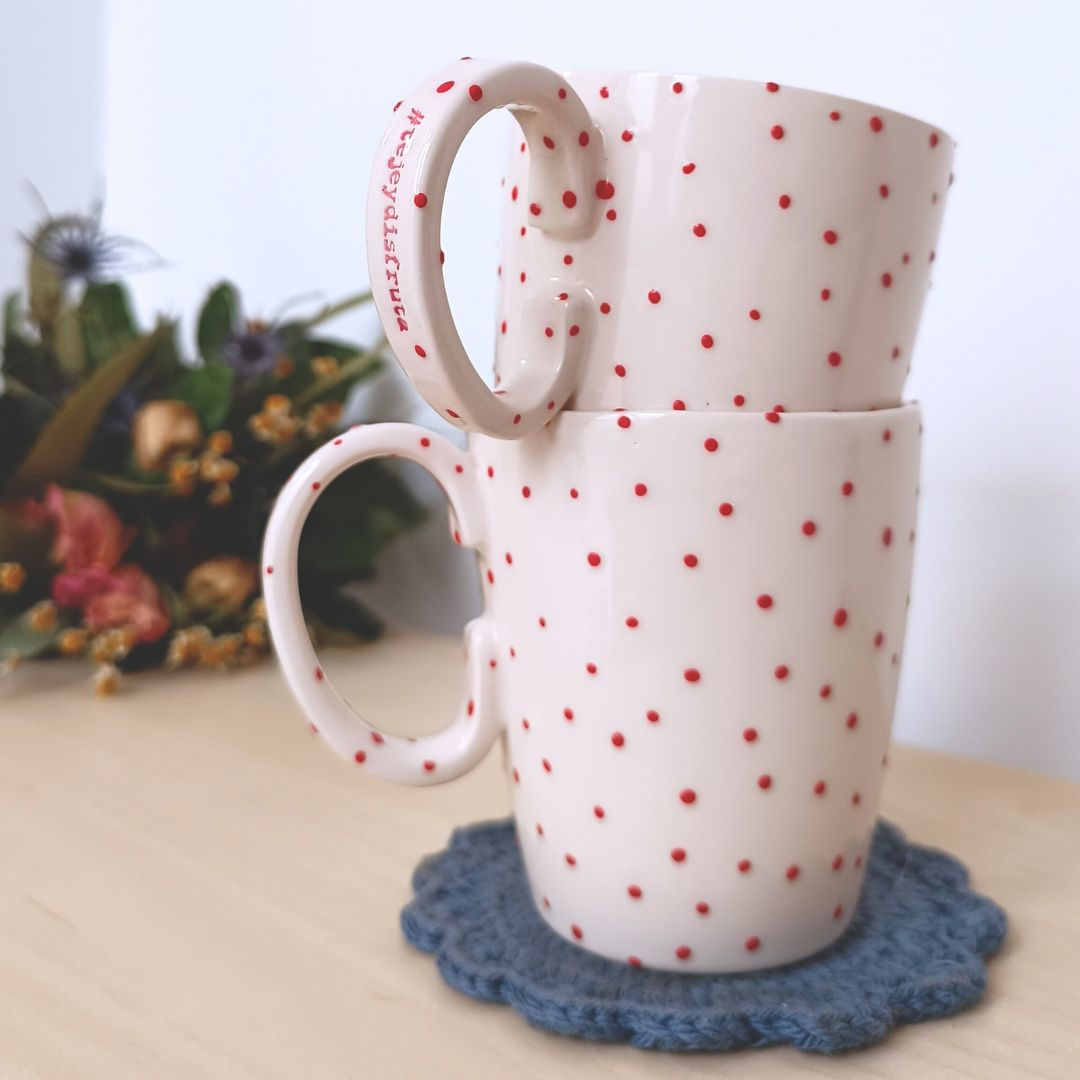 Kop eller Krus med hank fra “dots” kollektionen - Billede 6