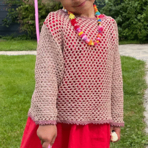 Luftig bluse børn opskrift