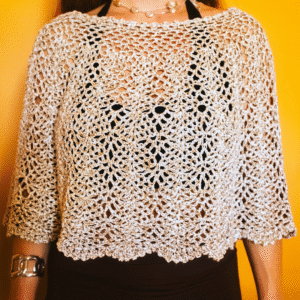 Hæklekit <br>Mañanita Sjælevarmer i bambus/glimmer