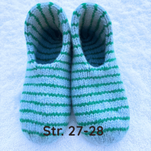 Vera futter <br>Blå og grøn str 27-28