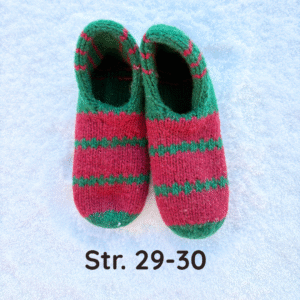 Vera futter <br>Grøn og rød str 29-30